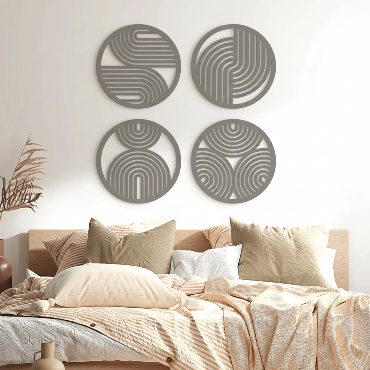 Boho Rainbows Plywood Wood Decoration