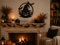Halloween Hanging Pumpkin With Hat