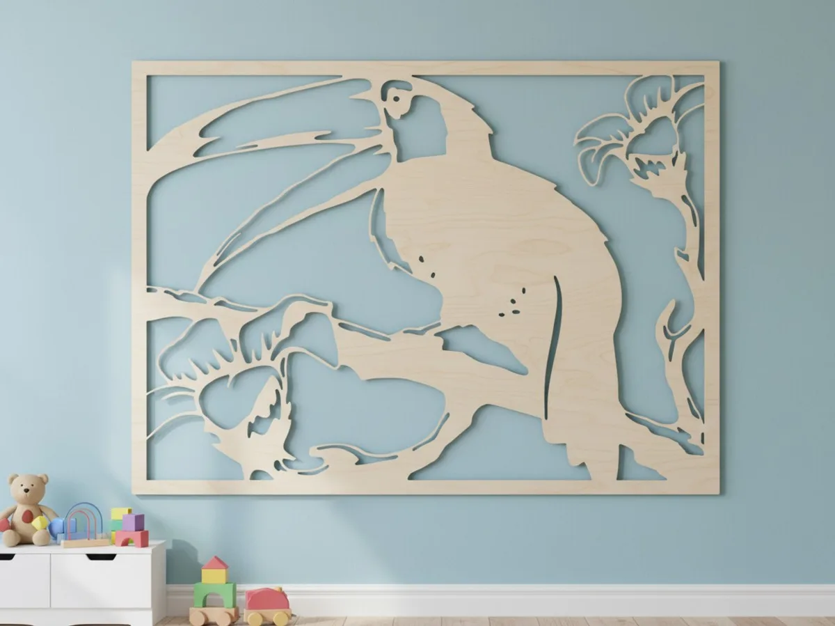 Toucan on Branch Framed Wall Decor