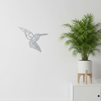 Colibri Origami – Décoration murale en contreplaqué de bouleau