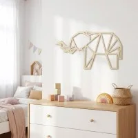 Multiplex decoratie - Origami olifant
