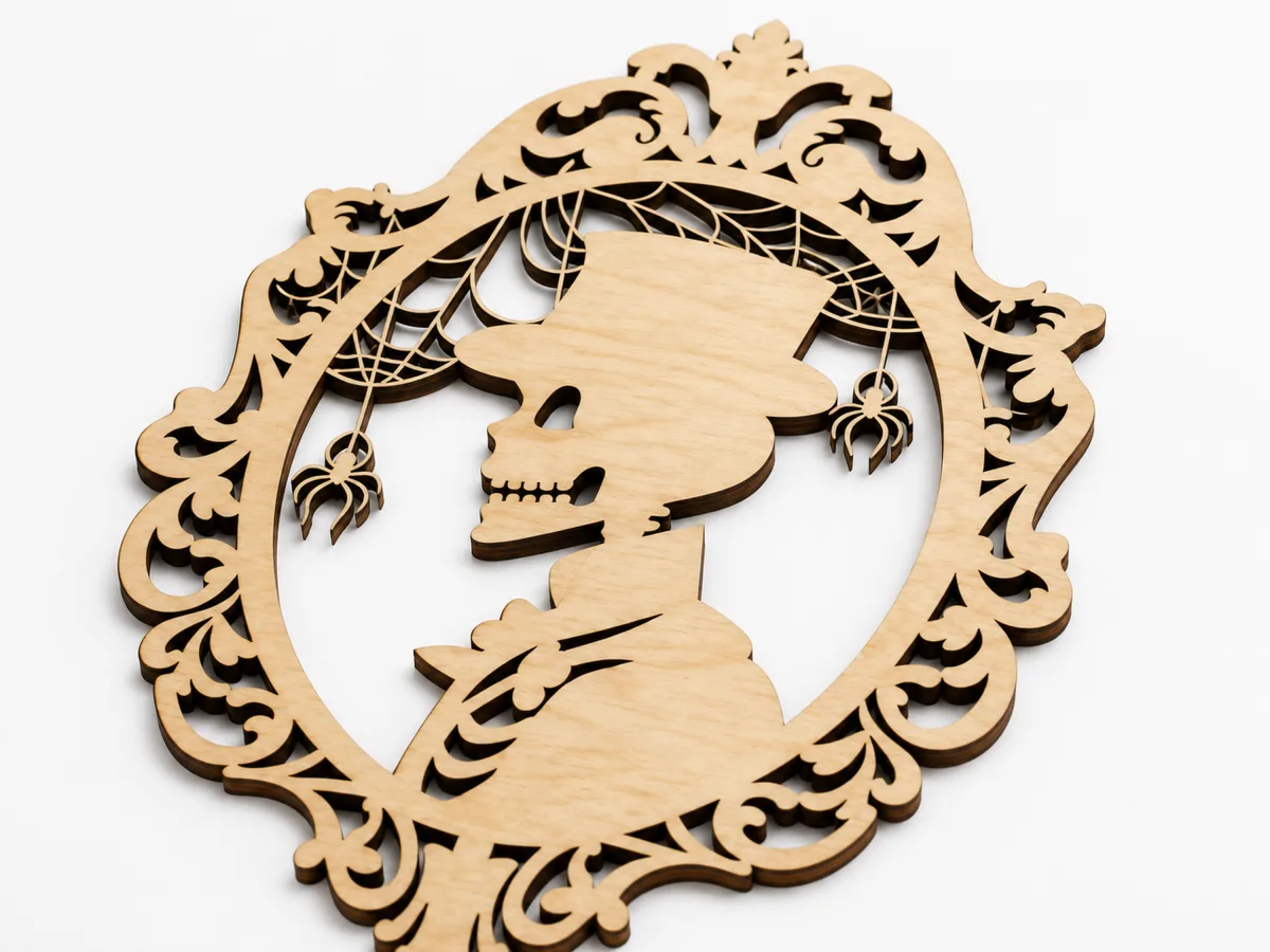 Skeleton In Top Hat Framed Panel