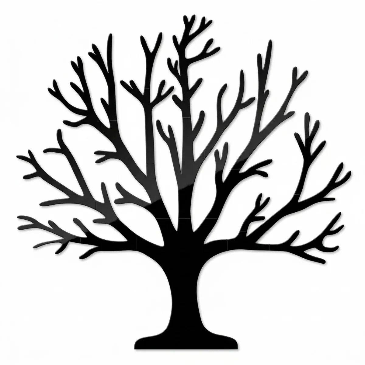 Décoration murale en bois - Arbre de vie XXL sans feuilles (19 pièces) - Contreplaqué de bouleau 3 mm