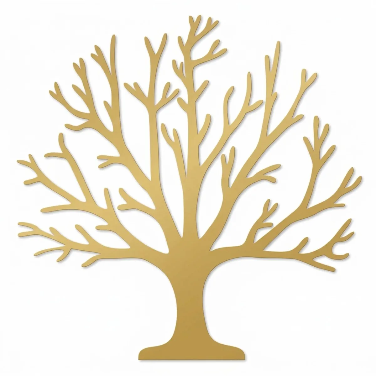 Décoration murale en bois - Arbre de vie XXL sans feuilles (19 pièces) - Contreplaqué de bouleau 3 mm
