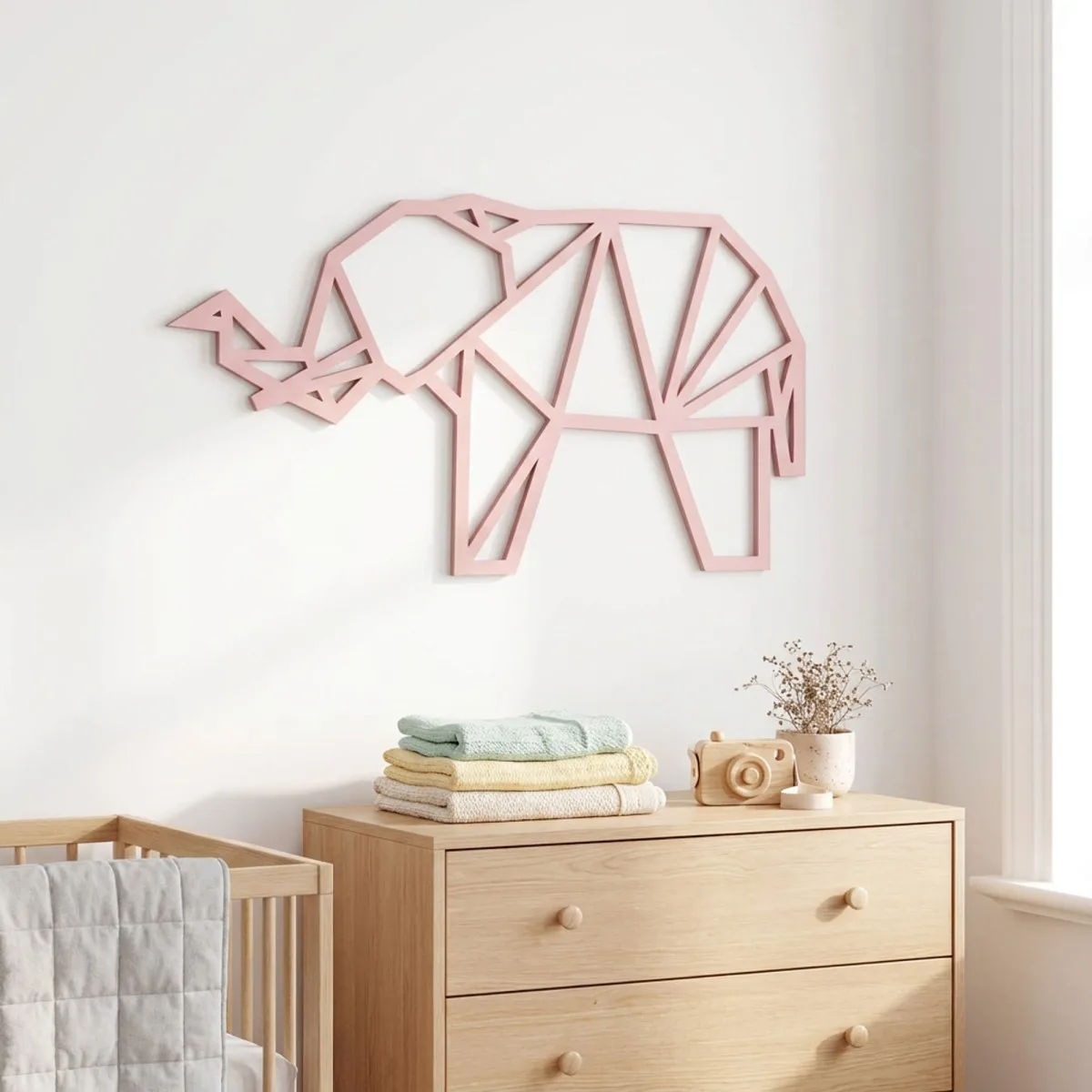 Multiplex decoratie - Origami olifant