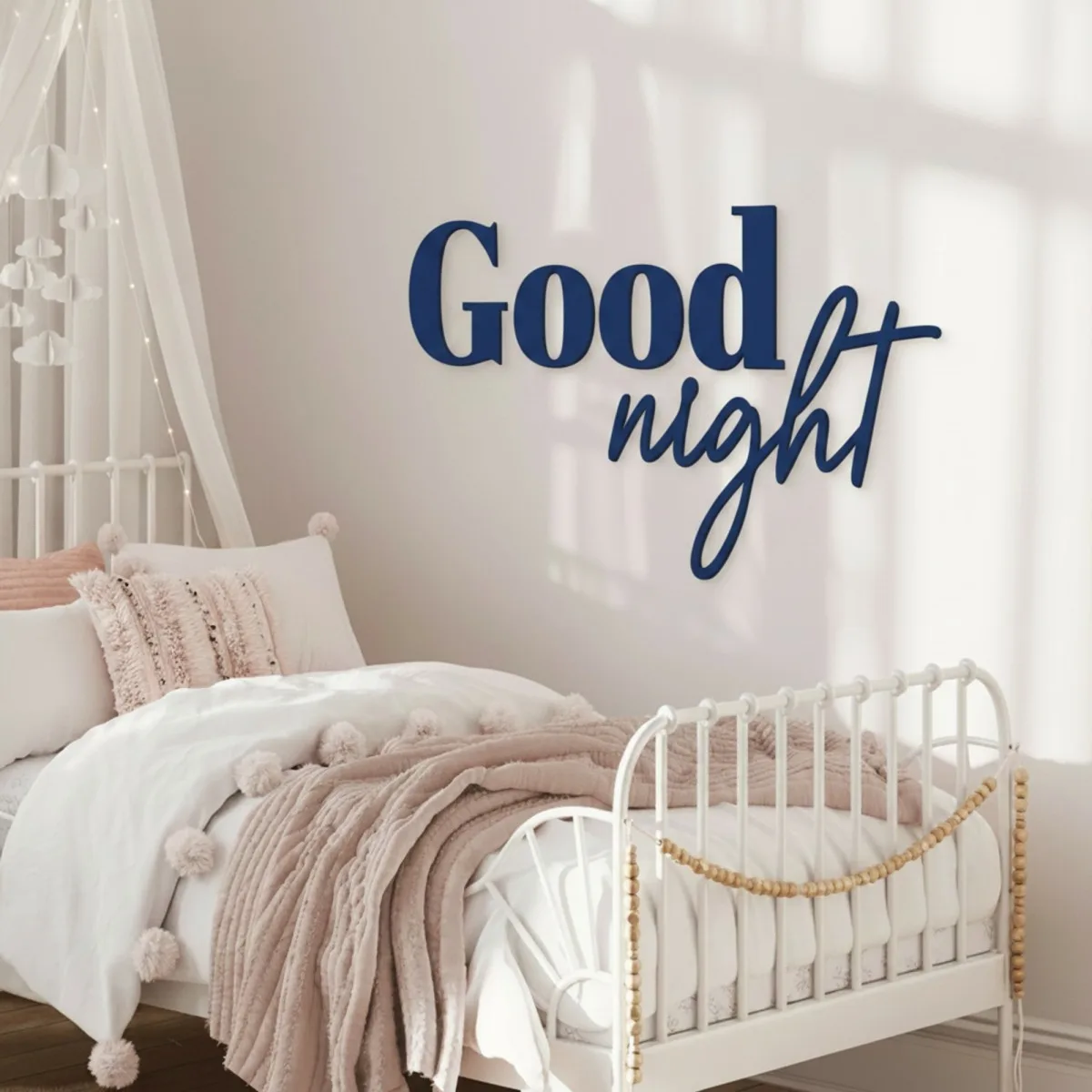 Wandletters Good Night – berken multiplex
