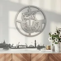 Multiplex decoratie – Logo FC Hansa Rostock – rond Ø38 cm