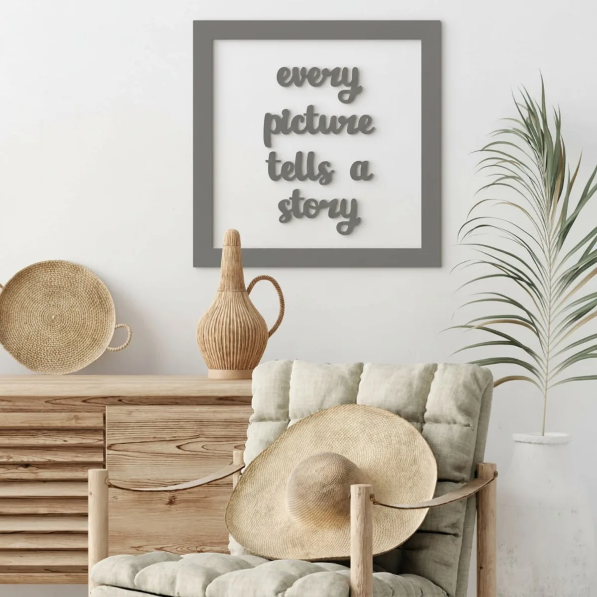 Every Picture Tells a Story – Laser-Cut Birch Plywood Wall Decor