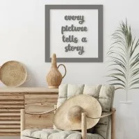 Every Picture Tells a Story – Laser-Cut Birch Plywood Wall Decor