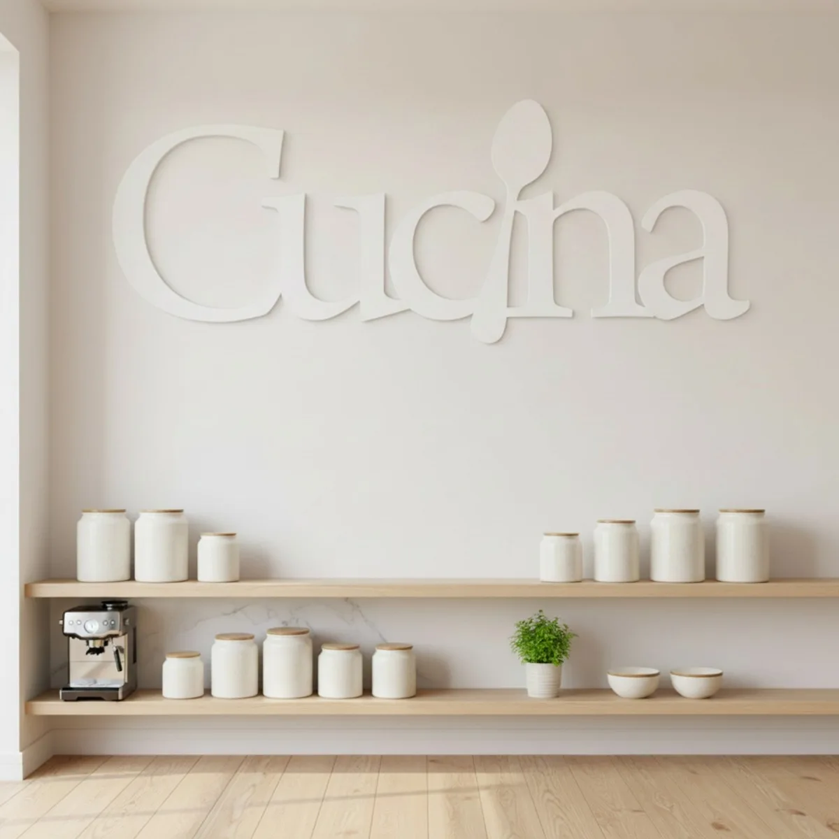 Cucina Kitchen Sign - Birch Plywood Wall Decor