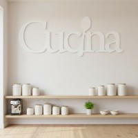Cucina Kitchen Sign - Birch Plywood Wall Decor
