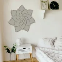 Mandala Flower 02 Wooden Wall Decor – Birch Plywood Cutout