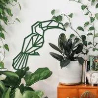 Multiplex wanddecoratie – Origami toekan