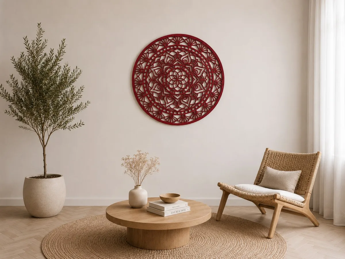 Wooden Mandala Wall Art