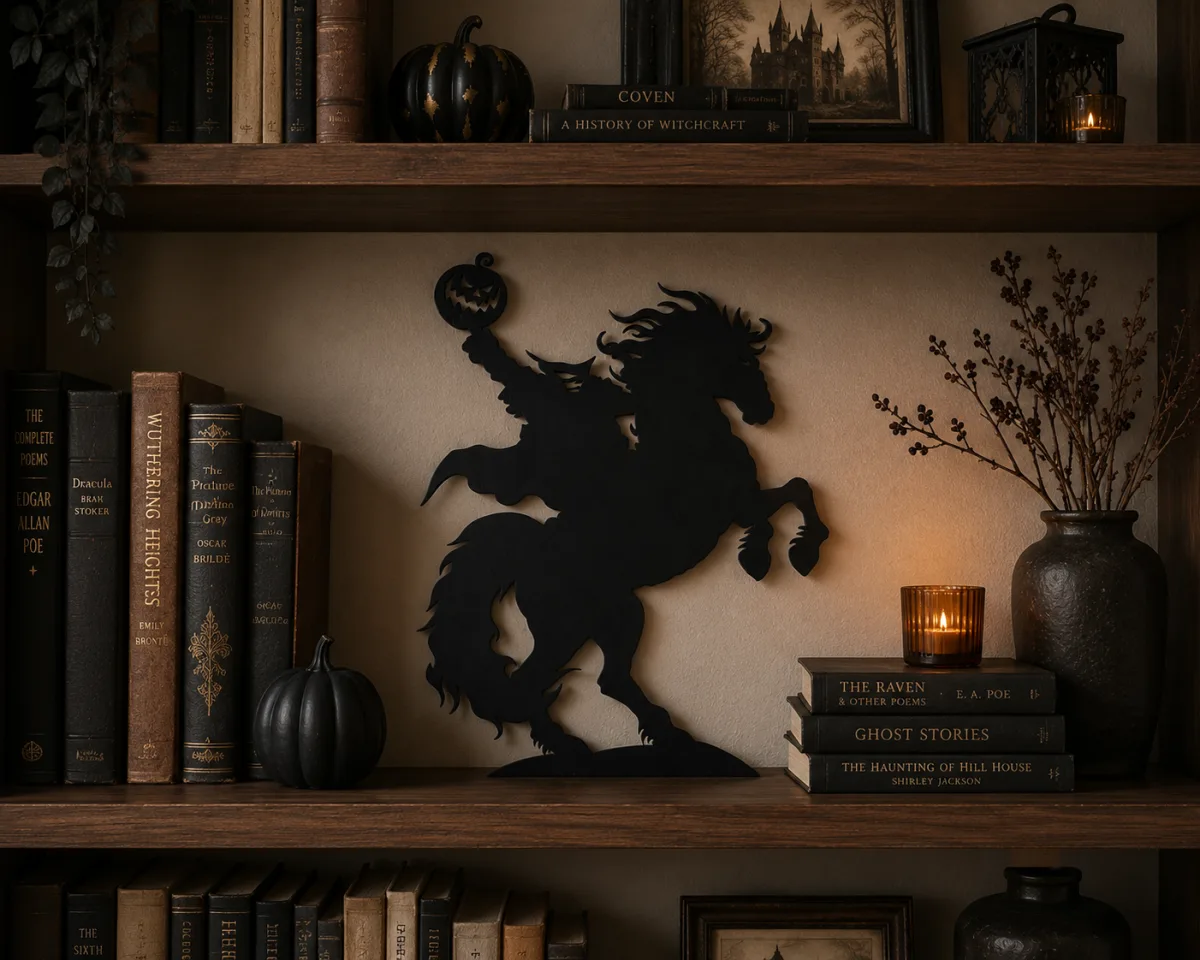Wooden Headless Horseman Silhouette
