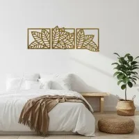Leaf Set (3 pieces) – Birch Plywood Botanical Wall Decor