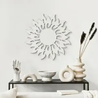 Décoration en bois contreplaqué flammes du soleil