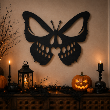 Wooden Butterfly Wall Panel