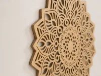 Plywood Mandala Wall Panel