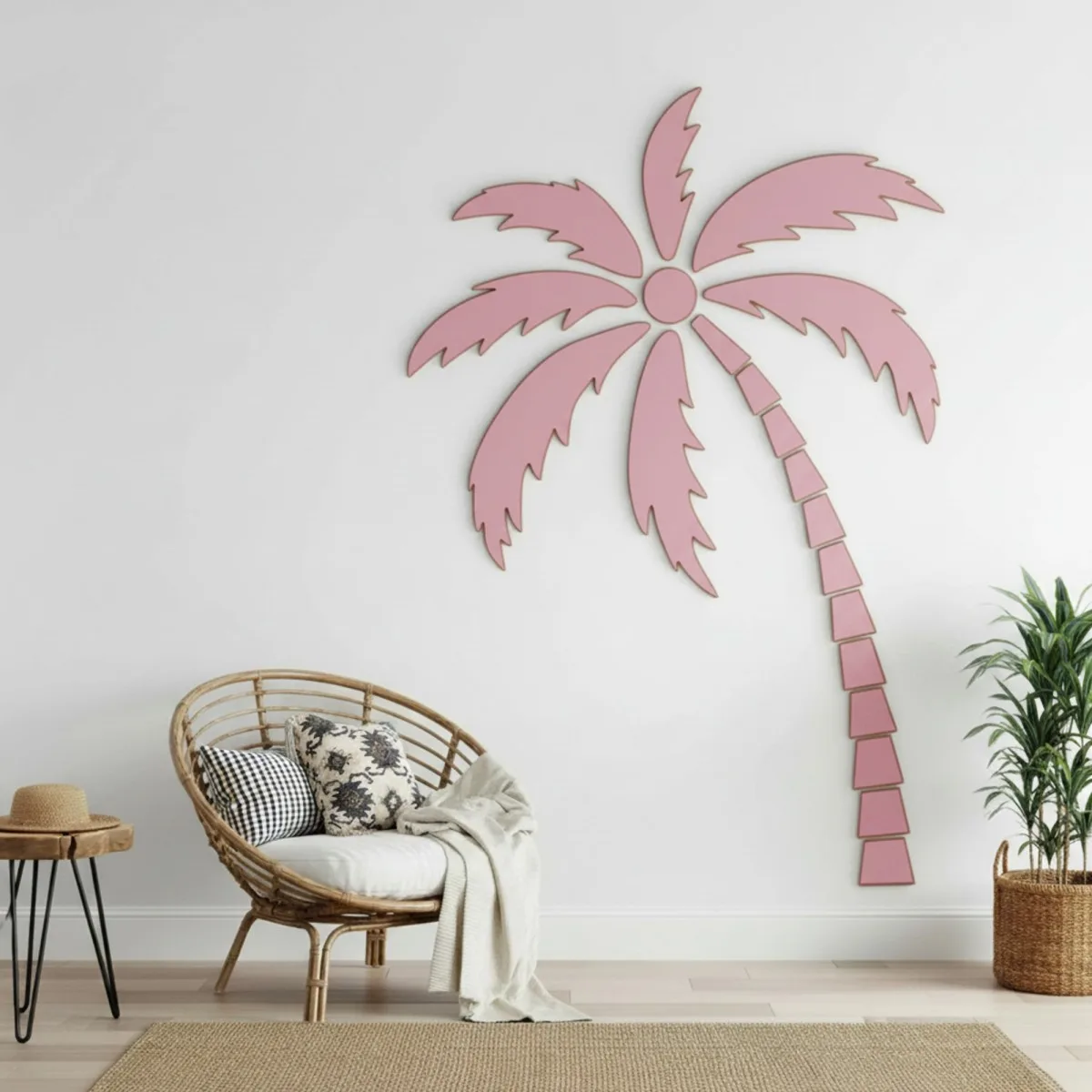 XXL Tropical Palm Tree Birch Plywood Wall Decoration