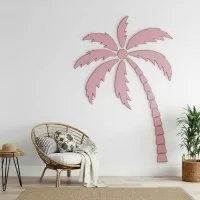 XXL Tropical Palm Tree Birch Plywood Wall Decoration