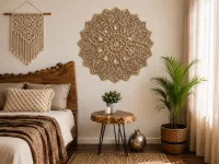 Plywood Mandala Wall Panel