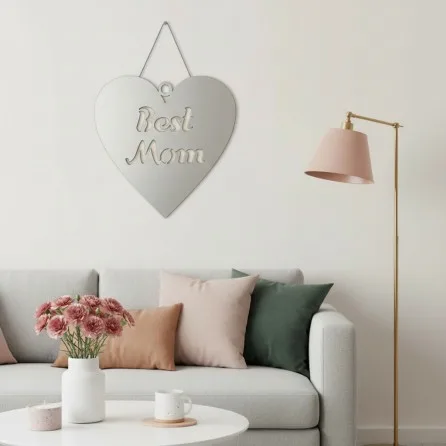 Plywood Wall Decor – Best Mom Heart