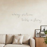 Birch Plywood Quote “Every Picture Tells a Story”