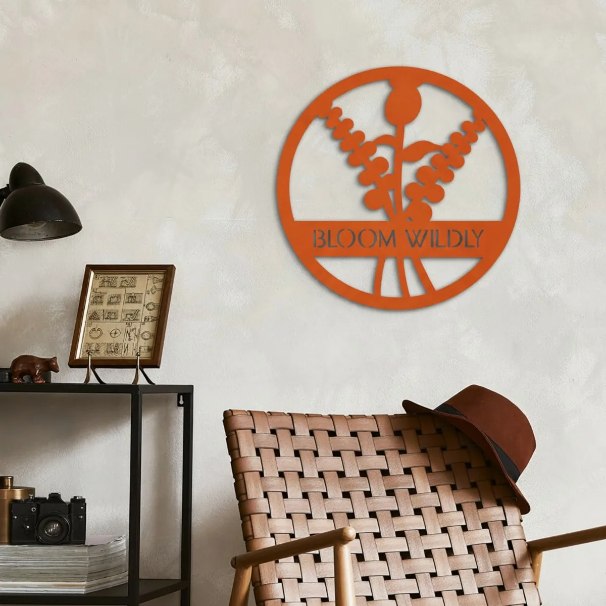 Round Birch Plywood Wall Decor - Bloom Wildly