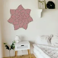 Mandala Flower 02 Wooden Wall Decor – Birch Plywood Cutout