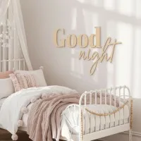 Wandletters Good Night – berken multiplex