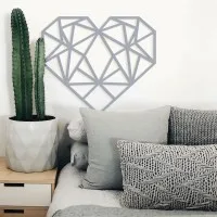 Origami Heart Wall Decor – Birch Plywood – 3 Sizes