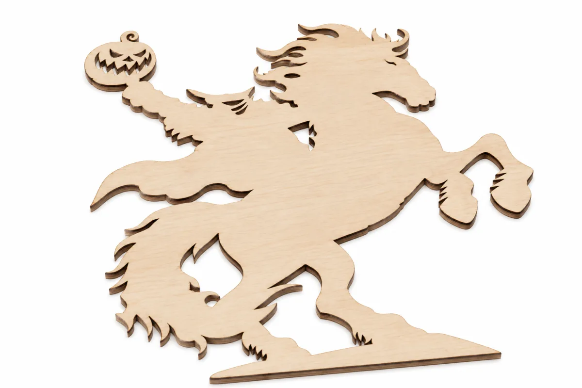 Wooden Headless Horseman Silhouette
