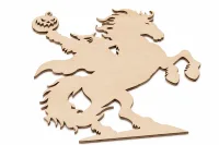 Wooden Headless Horseman Silhouette