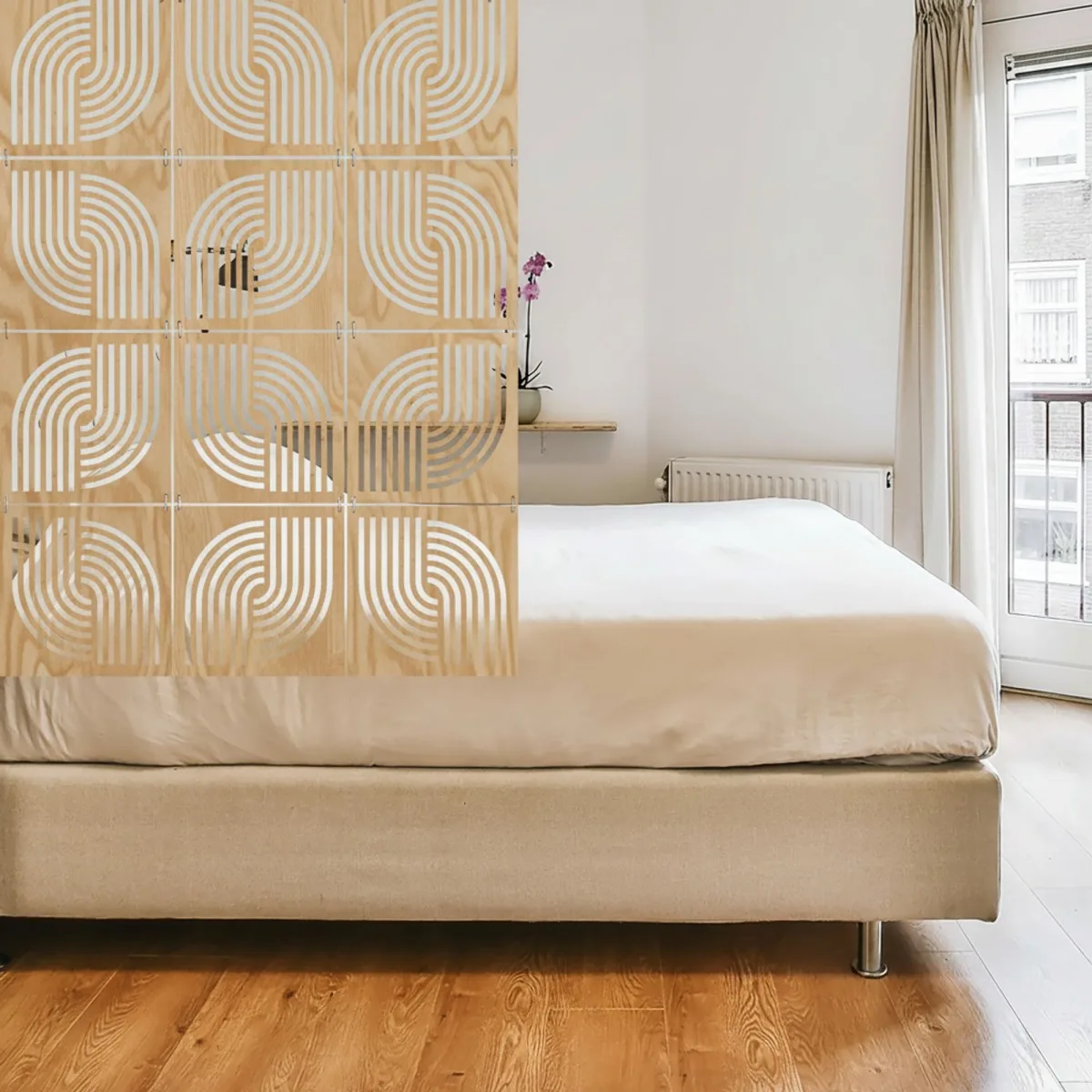 Room Divider Panel “Rainbow” – Birch Plywood