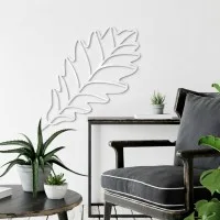Birch plywood wall decoration - Oak leaf