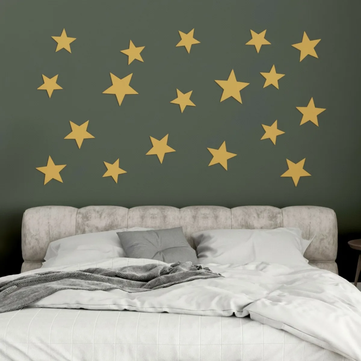 3D Décoration murale Set d'étoiles – Contreplaqué de bouleau pour chambre d'enfant | chambre