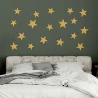 3D Décoration murale Set d'étoiles – Contreplaqué de bouleau pour chambre d'enfant | chambre
