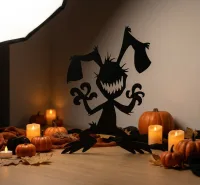 Monster Bunny Silhouette for Halloween