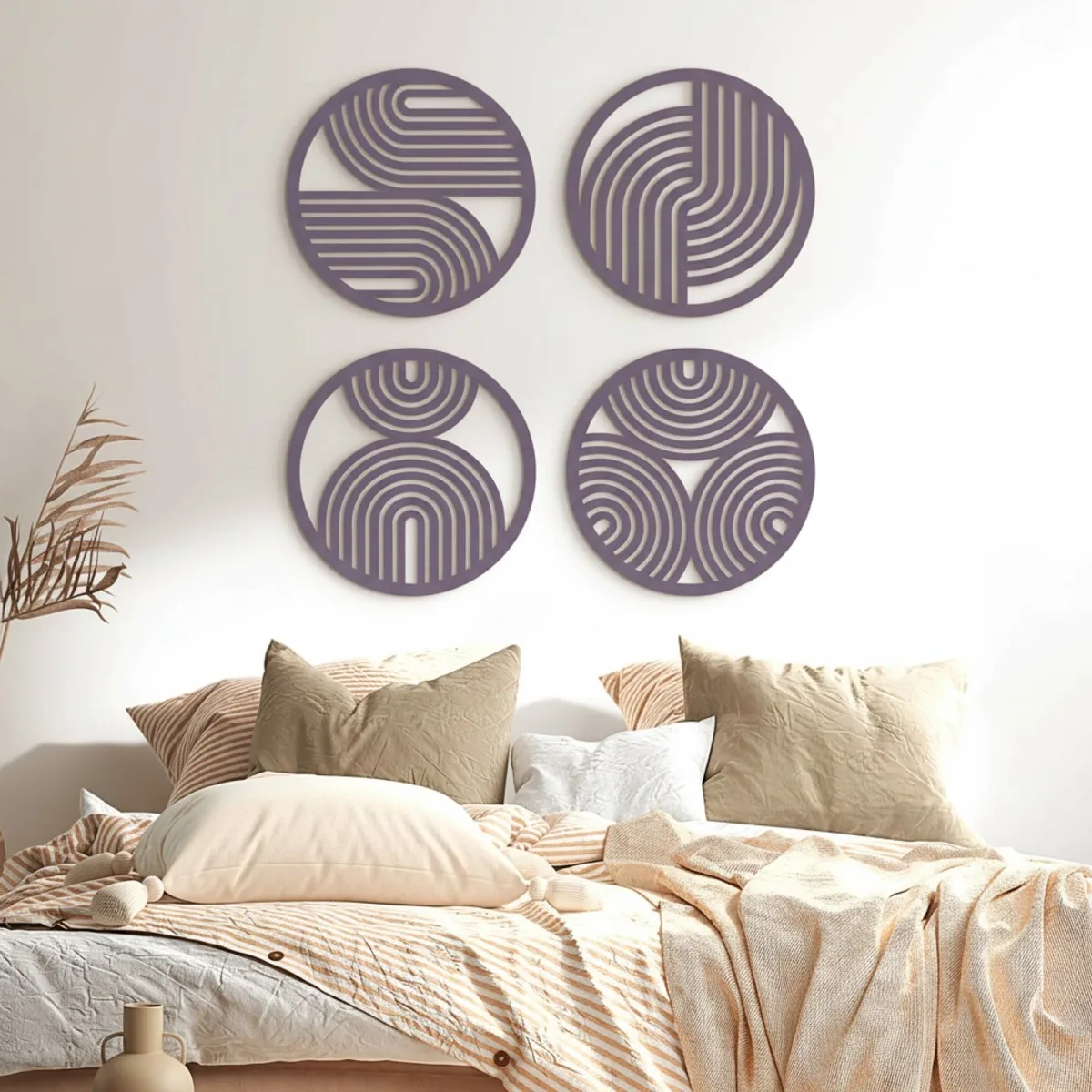 Boho Rainbows Plywood Wood Decoration
