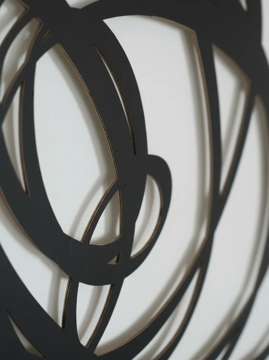 Abstract Line Tangle Wall Art