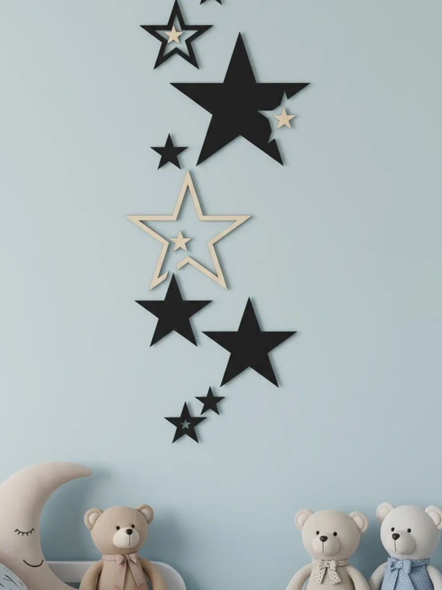 Falling Stars Cascade Wall Decor