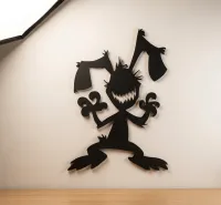 Monster Bunny Silhouette for Halloween