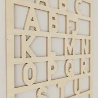 Birch Plywood Alphabet ABC – Nursery Wall Decor