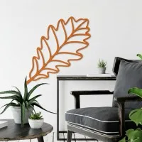 Birch plywood wall decoration - Oak leaf