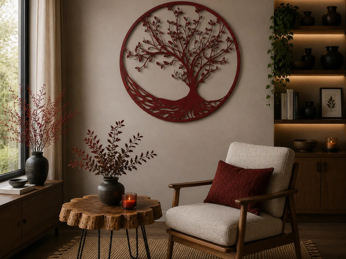 Round Tree of Life Wall Art