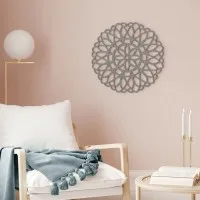 Birch Plywood Wall Decor – Flower of Life Mandala
