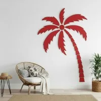 XXL Tropical Palm Tree Birch Plywood Wall Decoration
