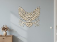 Majestueuze uil — wanddecoratie