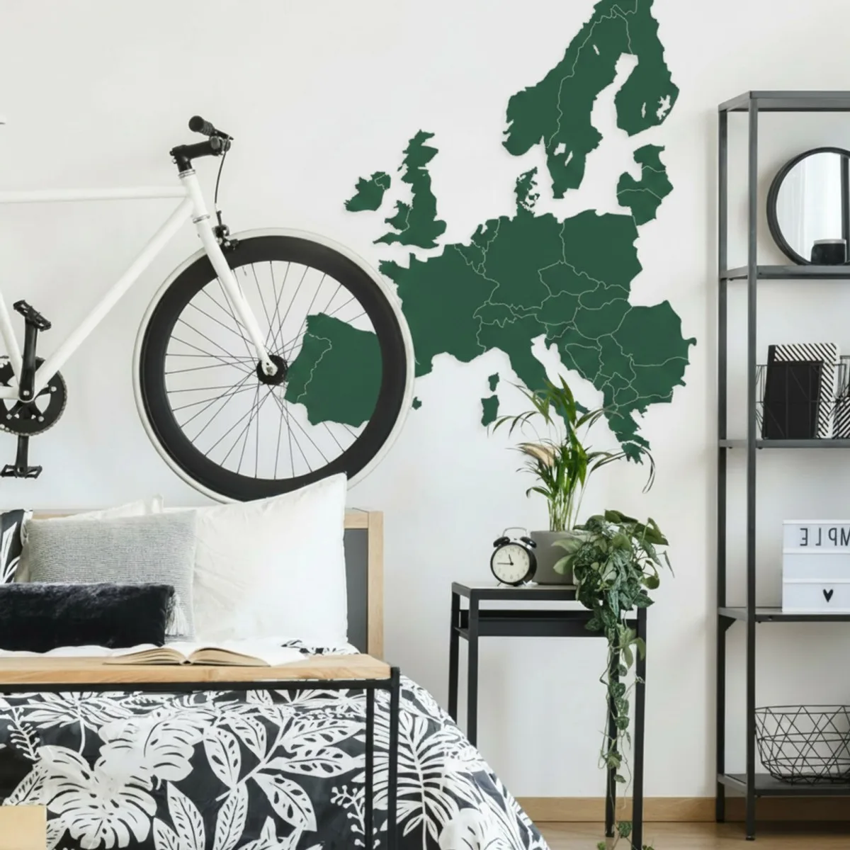 Wooden Map of Europe Wall Decor – Birch Plywood